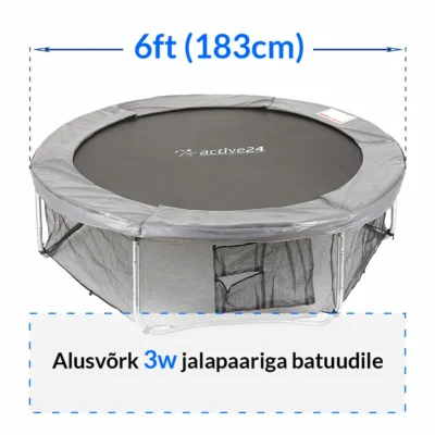 Batuudi 6ft(183cm) alusvõrk Active24