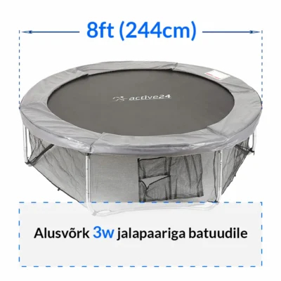 Batuudi 8ft(244cm) alusvõrk Active24